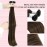 YoungSee K Tip Hair Extensions Real Human Hair Balayage U Tip Hair Extensions Human Hair Brown Utip Human Hair Extensions Brown with Brown Balayage U Tip Real Hair Extensions Straight 18In 50s/50G