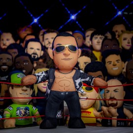 WWE Old School The Rock 10 Plush Figure - A Wrestling Legend for Play or Display