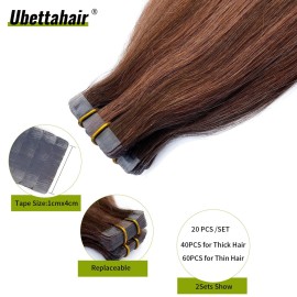 Tape in Hair Extensions Human Hair Chocolate Brown to Auburn Highlights Real Hair Extensions Invisible Adhesive Tape in 20pcs Seamless Skin Weft Straight Remy Hair Tape on Extensions 22Inch 60G/Set Tape in Hair Extensions Human Hair Chocolate Brown to Auburn Highlights Real Hair Extensions Invisible Adhesive Tape in 20pcs Seamless Skin Weft Straight Remy Hair Tape on Extensions 22Inch 60G/Set