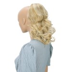 CAISHA 12 Hair Piece Braid Ponytail Extension Voluminous Wavy Honey Blonde Mix PH215