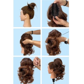 CAISHA 12 Hair Piece Braid Ponytail Extension Voluminous Wavy Honey Blonde Mix PH215