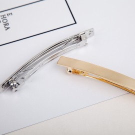 2Pcs 4 Metal Hair Clips Spring Clip Barrette Wrapping Hairpins Hair Accessories for Girls Women Ladies Gold and Silver