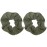 Large Solid Scrunchie - Set of 2 - Olive