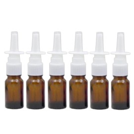 ericotry 6PCS 10ml/0.34oz Empty Glass Refillable Nasal Spray Bottles Fine Mist Sprayers Makeup Water Travel Containers Jars For Essential Oils Saline Water Applications Perfume Sold Empty (Brown) ericotry 6PCS 10ml/0.34oz Empty Glass Refillable Nasal Spray Bottles Fine Mist Sprayers Makeup Water Travel Containers Jars For Essential Oils Saline Water Applications Perfume Sold Empty (Brown)