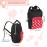 Exttlliy Baby Diaper Bag Backpack, Large Capacity Waterproof Multi-Function Fashion Polka Dots Travel Bag Pack, Nursing Bag(A)