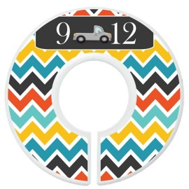 Mumsy Goose Baby Boy Clothes Dividers Nursery Closet Dividers Cars and Trucks