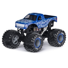 Monster Jam, Official Blue Thunder Monster Truck, Die-Cast Vehicle, 1: 24 Scale