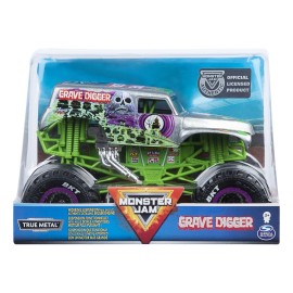 Monster Jam, Official Grave Digger Monster Truck, Die-Cast Vehicle, 1:24 Scale