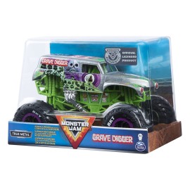 Monster Jam, Official Grave Digger Monster Truck, Die-Cast Vehicle, 1:24 Scale