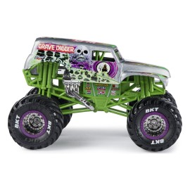 Monster Jam, Official Grave Digger Monster Truck, Die-Cast Vehicle, 1:24 Scale