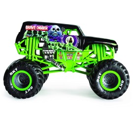 Monster Jam, Official Grave Digger Monster Truck, Die-Cast Vehicle, 1:24 Scale