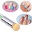 WOIWO Dual Tipped Nail Art Sponge Brush, for DIY Gradient Blooming UV Gel Nails With 4 Replacement Heads (Green)
