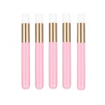 5 Pcs Pink Cosmetic Brushes Peel Off Blackhead Brush Remover Tool Nose Cleaning Washing Brush Lash Cleanser Soft Brushes
