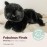 Bearington Collection Jinx 15-Inch Cat Plush Toy - Realistic Black Stuffed Animal for Kids