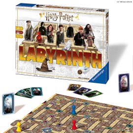 Ravensburger Harry Potter Labyrinth Board Game - A Strategic Maze Challenge for Family Nights - Great Birthday Gift - 2-4 Players - Kids Ages 7-10 and Older