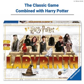 Ravensburger Harry Potter Labyrinth Board Game - A Strategic Maze Challenge for Family Nights - Great Birthday Gift - 2-4 Players - Kids Ages 7-10 and Older