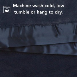 Little Giraffe Baby Blanket - Luxe Soft Blanket with Satin Trim - Baby Stroller Blanket - Newborn Baby Essentials & Baby Gifts - 29x35 - Midnight