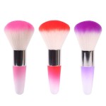 WOKOTO 3Pcs Soft Nail Brushes For Nail Art Dust Cleaning Brush Tools, Brush For Remove Dust Powder Acrylic Nails Art Cleaner Brush Manicure Brush Set