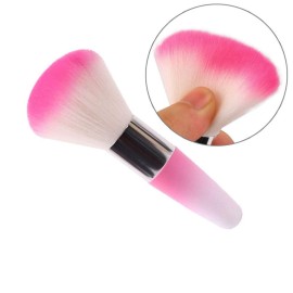 WOKOTO 3Pcs Soft Nail Brushes For Nail Art Dust Cleaning Brush Tools, Brush For Remove Dust Powder Acrylic Nails Art Cleaner Brush Manicure Brush Set