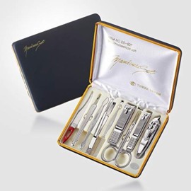 Korean Nail Clipper! World No. 1, Three Seven 777 Travel Manicure Pedicure Grooming Kit Set - Nail Clippers. Gift Sets Made in Korea, Since 1975