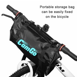 CamGo Folding Bike Travel Bag Bicycle Carrier Case Outdoors Cycling Transport Carrying Bag for 26inch Bikes (Black, 26 inch)