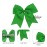 Green Jumbo Bow Clip with Tails