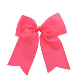 Pink Jumbo Bow Clip with Tails Pink Jumbo Bow Clip with Tails