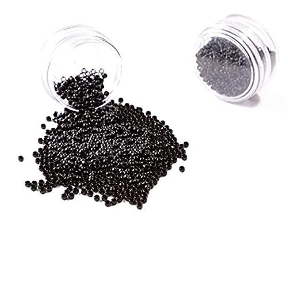 Nano Copper Micro Rings Dreadlock Beads Microlink Nano Micro Tube Ring for Tip/Ring Hair Extensions Link Hair Tools Accessories (1 Black) Nano Copper Micro Rings Dreadlock Beads Microlink Nano Micro Tube Ring for Tip/Ring Hair Extensions Link Hair Tools Accessories (1 Black)