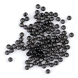 Nano Copper Micro Rings Dreadlock Beads Microlink Nano Micro Tube Ring for Tip/Ring Hair Extensions Link Hair Tools Accessories (1 Black) Nano Copper Micro Rings Dreadlock Beads Microlink Nano Micro Tube Ring for Tip/Ring Hair Extensions Link Hair Tools Accessories (1 Black)