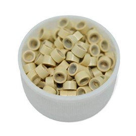 1000 Silicone Micro Link Rings 5mm Lined Beads Deadlocks for Hair Extensions Tool (1000Pcs(Pack of 1) (1000Pcs, Blonde) 1000 Silicone Micro Link Rings 5mm Lined Beads Deadlocks for Hair Extensions Tool (1000Pcs(Pack of 1) (1000Pcs, Blonde)