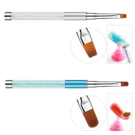 10 Piece Nail Art Brush Set - Silicone Tools, Foil Tool, Sculpture Pen, Dual-Tipped Carving Pen, Poly Gel Brushes 10 Piece Nail Art Brush Set - Silicone Tools, Foil Tool, Sculpture Pen, Dual-Tipped Carving Pen, Poly Gel Brushes