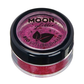 Biodegradable Eco Glitter Shakers by Moon Glitter - 100% Cosmetic Bio Glitter for Face, Body, Nails, Hair and Lips - 5g - Dark Rose