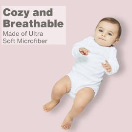 Everyday Kids Fitted Crib Sheet, 100% Soft Breathable Microfiber Baby Sheet, Fits Standard Size Crib Mattress 28in x 52in, Pink Nursery Sheet