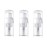 3PCS Clear Plastic Empty Mousse Foamer Pump Bottle Travel Liquid Foaming Containers Vial Dispenser Jar Pot For Cosmetic Facial Cleanser Shampoo Hand Shower Gel size 30ml/1oz
