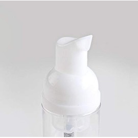 3PCS Clear Plastic Empty Mousse Foamer Pump Bottle Travel Liquid Foaming Containers Vial Dispenser Jar Pot For Cosmetic Facial Cleanser Shampoo Hand Shower Gel size 30ml/1oz