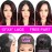 Joedir 26 Big Curly Wavy Supreme Free Parting HD Lace Frontal Wigs With Baby Hair High Temperature Synthetic Wigs For Women 180% Density Wigs(Ombre Black to Dark Wine Color)