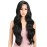 Joedir 30 inch Lace Front Long wavy Synthetic Hair Wigs for Women 130% Density wigs with Heat Resistant Fiber (Black)