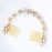 Unicra Wedding Crystal Hair Combs Bridal Headpieces Wedding Hair Accessories for Brides (Gold)