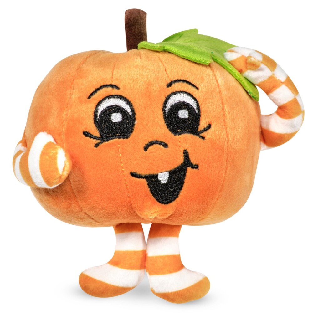 Bearington Carver Pumpkin Mini Plush, 5 Inch Halloween Toys for Kids