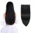 12 Remy Clip in Hair Extensions Human Hair Natural Black for Women Beauty - Long Silky Straight 8pcs 20clips Real Hair Extensions Clip In Human Hair (12 inch 100g 1B Natural Black)
