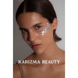 Platinum Biodegradable Chunky Glitter // Karizma Beauty Silver Bio Glitter Eco Glitter Face Glitter Festival Chunky 10g