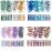 Unime Body Glitter 16 Colors Chunky Glitter for Body Face Hair Make Up Nail Art Mixed Color Glitter