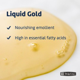 De La Cruz 100% Argan Oil of Morocco - Pure Cold-Pressed Virgin Moroccan Argan Oil for Hair and Skin - 1 FL OZ