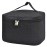 NGIL Black Glitter Large Top Handle Cosmetic Case