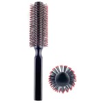 PERFEHAIR Round Hair Brush for Blow Drying, Wooden Blowout Brush With Soft Nylon Bristles, for Medium Or Short Hair