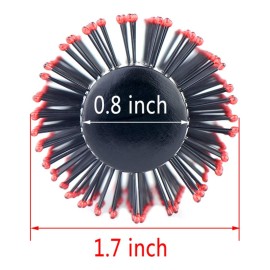 PERFEHAIR Round Hair Brush for Blow Drying, Wooden Blowout Brush With Soft Nylon Bristles, for Medium Or Short Hair PERFEHAIR Round Hair Brush for Blow Drying, Wooden Blowout Brush With Soft Nylon Bristles, for Medium Or Short Hair