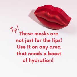 KOCOSTAR Rose Collagen Hydrogel Lip Mask with Niacinamide, Multi Functional Hydrating Lip Care for Dry and Chapped Lips, Hypoallergenic and Paraben Free, Korean Skincare (20 Count) KOCOSTAR Rose Collagen Hydrogel Lip Mask with Niacinamide, Multi Functional Hydrating Lip Care for Dry and Chapped Lips, Hypoallergenic and Paraben Free, Korean Skincare (20 Count)