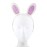 Lux Accessories White Purple Glittery Bunny Ears Fancy Girls Fashion Headband