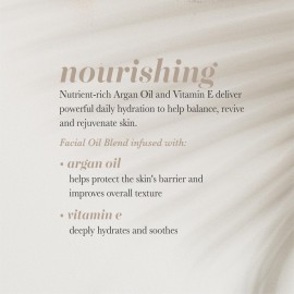 Pearlessence Argan & Vitamin E Facial Oil | Powerful Hydration to Help Balance, Revive & Rejuvenate Skin | Made in USA, Cruelty Free & Paraben Free