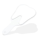 ANNWAH Cute Tooth Shaped Mirror - Handheld Makeup Mirror with Handle for Women & Kids - Lightweight & Smooth